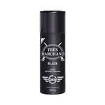 Ficha técnica e caractérísticas do produto Desodorante Spray Très Marchand 24H - Black 100Ml