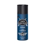 Ficha técnica e caractérísticas do produto Desodorante Spray Très Marchand 24h - Ocean 100ml - Tres Marchand/avanço/rastro/contoure