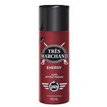 Ficha técnica e caractérísticas do produto Desodorante Spray Tres Marchand Energy 100ml - Tres Maschand