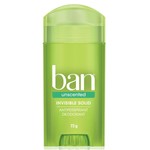 Ficha técnica e caractérísticas do produto Desodorante Ban Stick Unscented Sem Perfume 73g