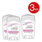 Ficha técnica e caractérísticas do produto Desodorante Stick Rexona Clinical Creme Soft Women 45g - 3 Unidades