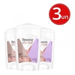 Desodorante Stick Rexona Clinical Feminino Extra Dry - 3 Unidades
