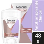 Ficha técnica e caractérísticas do produto Desodorante Stick Rexona Clinical Women Extra Dry - 48g