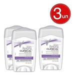Ficha técnica e caractérísticas do produto Desodorante Stick Rexona Clinical Women Extra Dry 3 Unidades