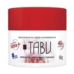 Ficha técnica e caractérísticas do produto Desodorante Tabu Creme Antiperspirante 48h com 55g
