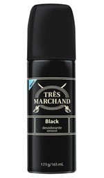 Desodorante Tres March Aerossol Black 150ml Nv - Coty
