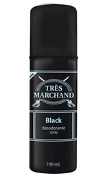 Ficha técnica e caractérísticas do produto Desodorante Tres March Spray Black 100ml Nv - Coty