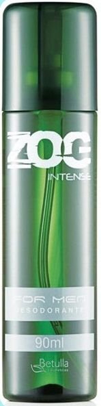 Ficha técnica e caractérísticas do produto Desodorante Zog Aerosol Intense For Men 90ml - Betulla