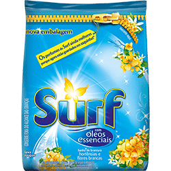 Ficha técnica e caractérísticas do produto Detergente em Pó Surf Hortênsias Flores Brancas 1kg