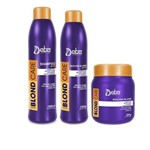Ficha técnica e caractérísticas do produto Detra Blond Care Shampoo 1lt + Restore 1lt + Máscara 500g Gde