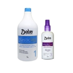 Ficha técnica e caractérísticas do produto Detra Plastic Liss Shampoo Passo 1 1000ml + Spray de Colágeno 200ml - R