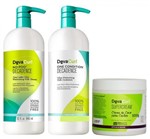 Ficha técnica e caractérísticas do produto Deva Curl Decadence No Poo Shampoo (1000ml), Condicionador (1000ml) E Super Cream (500ml)