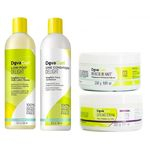 Ficha técnica e caractérísticas do produto Deva Curl Delight 2x355ml E Stling Cream 250g E Heaven In Hair 250g