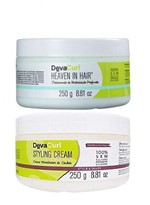 Ficha técnica e caractérísticas do produto Deva Curl Stuling Cream 250g e Heaven in Hair 250g