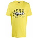 Ficha técnica e caractérísticas do produto Diesel Camiseta com Estampa de Logo - Amarelo