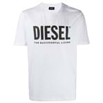Ficha técnica e caractérísticas do produto Diesel Camiseta com Estampa de Logo - BRANCO