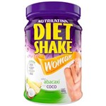 Ficha técnica e caractérísticas do produto Diet Shake Woman Nutrilatina Abacaxi com Coco - 400g