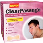Ficha técnica e caractérísticas do produto Dilatador Nasal Pequeno Bege C/ 30 Unidades - ClearPassage