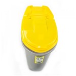 Ficha técnica e caractérísticas do produto Dispenser Home / Porta Ração Plast Pet 40L - Amarelo