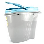 Ficha técnica e caractérísticas do produto Dispenser Home / Porta Ração Plast Pet 40L - Azul