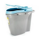 Ficha técnica e caractérísticas do produto Dispenser Home / Porta Ração Plast Pet 25L - Azul