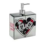 Dispenser Espelhado Love Mickey e Minnie Disney