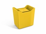 Ficha técnica e caractérísticas do produto Dispenser Porta Detergente Plástico UZ Amarelo