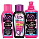 Ficha técnica e caractérísticas do produto Diva de Cachos Soft Poo Niely - Shampoo + Condicionador + Creme para Pentear Kit