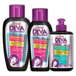 Ficha técnica e caractérísticas do produto Diva de Cachos Turbinado Niely - Shampoo + Condicionador + Creme para Pentear Kit