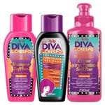 Ficha técnica e caractérísticas do produto Diva de Crespo Soft Poo Niely - Shampoo + Condicionador + Creme para Pentear Kit