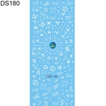 Ficha técnica e caractérísticas do produto DIY Design Transferência De água Nail Art Wrap Sticker Watermark Unhas Decalques