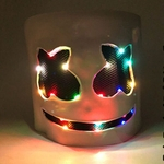 Ficha técnica e caractérísticas do produto DJ marshmello forma de máscara Luminous Latex para Halloween Party Prop