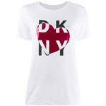 Ficha técnica e caractérísticas do produto DKNY Camiseta com Estampa de Logo - Branco