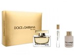 Dolce Gabbana The One Coffret Perfume Feminino - Edp 75ml + 1 Loção Coporal 100ml + 1 Miniatura 6ml