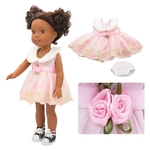 Ficha técnica e caractérísticas do produto HAO Doll Dress Suit para 14 polegadas-doll feminino Doll 's Clothing and shoes