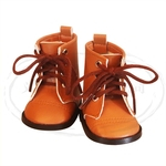 Ficha técnica e caractérísticas do produto Amyove Lovely gift Doll Shoes 18 Inch Acessórios para meninas Brown Shoes
