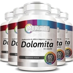 Ficha técnica e caractérísticas do produto Dolomita - 900mg - 05 Potes (300 cápsulas)