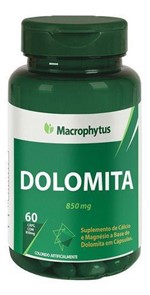 Ficha técnica e caractérísticas do produto Dolomita - Calcio + Magnesio 850mg 60cps Macrophytus