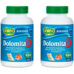 Ficha técnica e caractérísticas do produto Dolomita com Vitamina D 2X120 Cápsulas Unilife