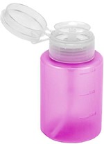 Ficha técnica e caractérísticas do produto Dosador Porta Acetona Plástico Simples Rosa 150ml - Santa Clara