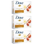 Dove Creamy Comfort Karité & Baunilha / Vanilla Sabonete 90g (kit C/03)