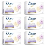 Ficha técnica e caractérísticas do produto Dove Creme e Flor de Peônia Sabonete 90g (Kit C/06)