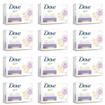 Ficha técnica e caractérísticas do produto Dove Creme e Flor de Peônia Sabonete 90g (kit C/12)