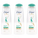 Ficha técnica e caractérísticas do produto Dove Hidratação Micelar Shampoo 400ml (Kit C/03)