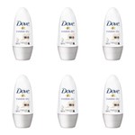 Ficha técnica e caractérísticas do produto Dove Invisible Dry Desodorante Rollon Feminino 50ml (kit C/06)