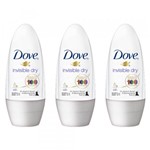 Ficha técnica e caractérísticas do produto Dove Invisible Dry Desodorante Rollon Feminino 50ml (Kit C/03)