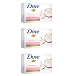 Ficha técnica e caractérísticas do produto Dove Leite de Coco Sabonete 90g (Kit C/03)