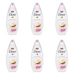 Ficha técnica e caractérísticas do produto Dove Leite de Coco Sabonete Líquido 250ml (Kit C/06)