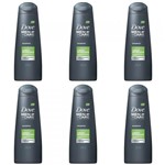 Ficha técnica e caractérísticas do produto Dove Limpeza Refrescante Shampoo Masculino 200ml (Kit C/06)