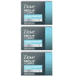 Ficha técnica e caractérísticas do produto Dove Men Care Clean Comfort Sabonete 90g (Kit C/03)